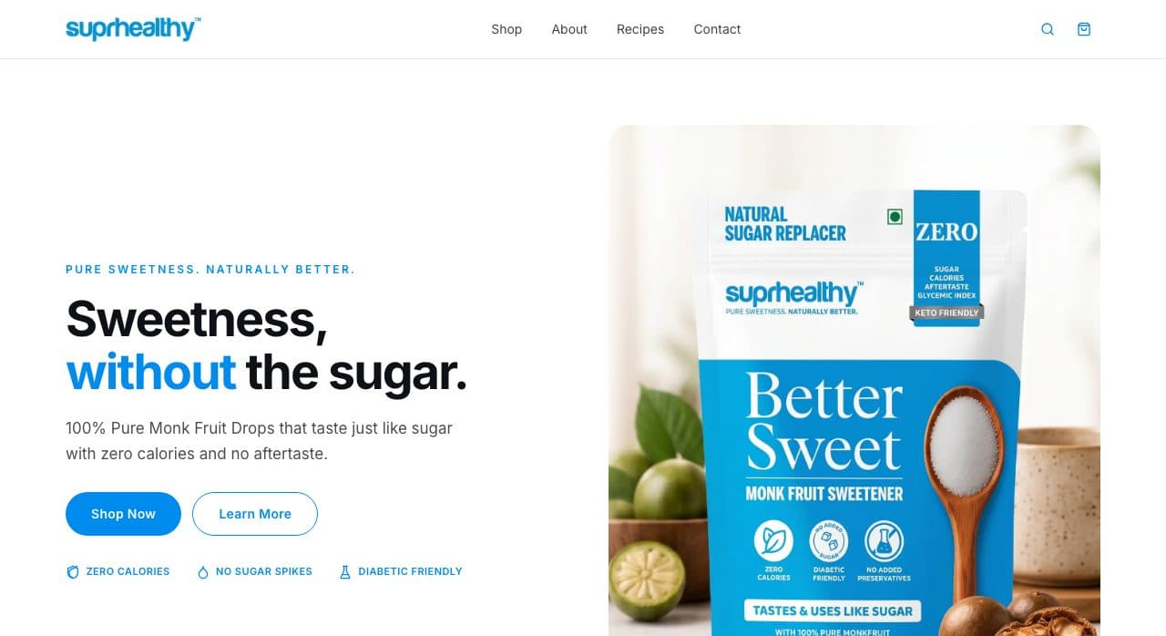 Suprhealthy — DTC health commerce