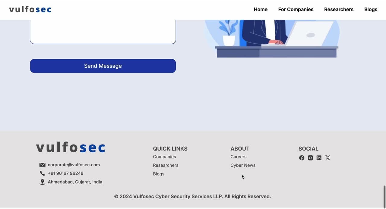 Vulfosec — screen 3