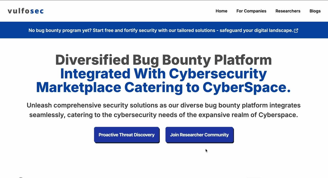 Vulfosec — Cybersecurity platform