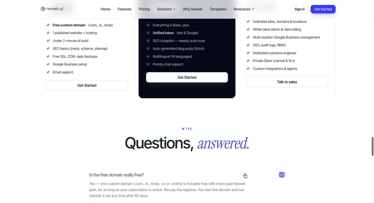 Neweb — screen 3