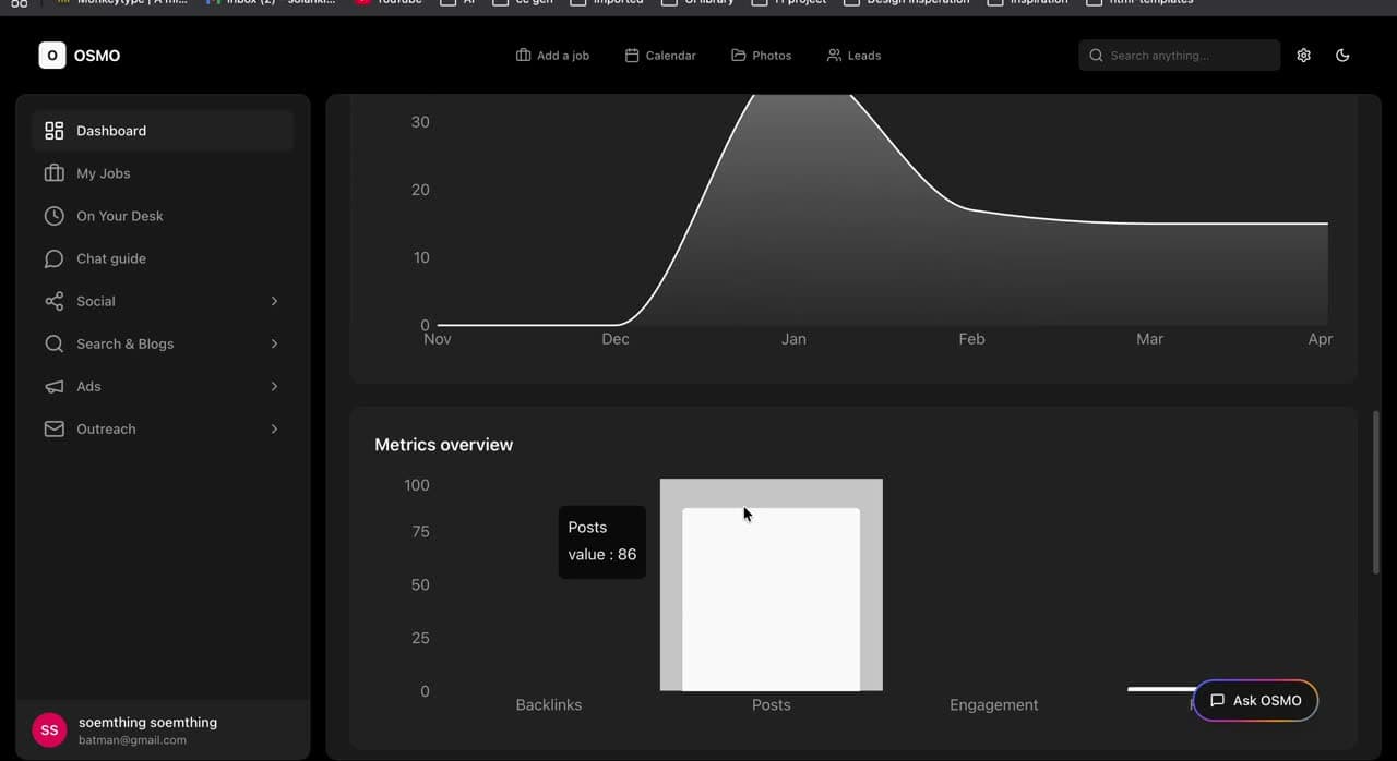 OSMO — screen 2